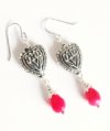 Fuscia Drops Earrings