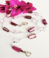Fuscia Spray Necklace