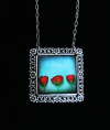 Agua Art Pendant Necklace