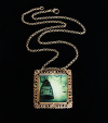 This bird has flown Art Pendant Necklace