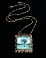 You begin to feel alone Art Pendant Necklace