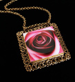 Wound Up Art Pendant Necklace